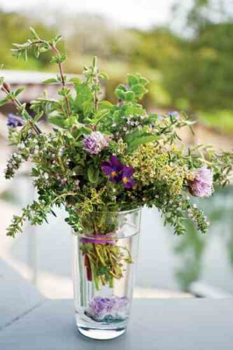 Fresh Clips: How To Make an Herbal Bouquet